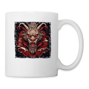 Chinesisches Neujahr Jahr des Holzdrachen - Tasse - Weiß - Rechts