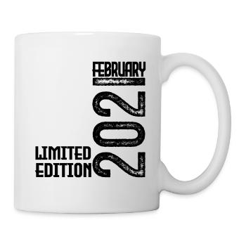 Cadeau Anniversaire Février 2021. February 2021. - Mug blanc - blanc - Droite