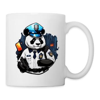 Panda / Animal / Zoo / Bamboo / Wild / Childlike - Mug - white - Right