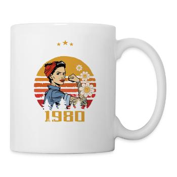 Décembre 1980 Cadeau d’anniversaire Décembre 1980 - Mug blanc - blanc - Droite