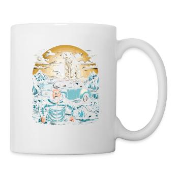 Climate Change Polar Bear - Tasse - Weiß - Rechts
