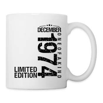 Birthday December 1974 December born in December - Mug - white - Right
