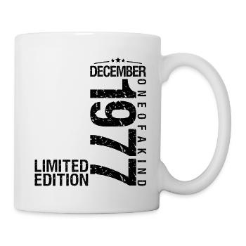 Birthday December 1977 December born in December - Mug - white - Right