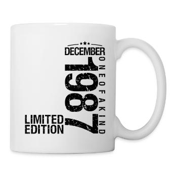 Birthday December 1987 December born in December - Mug - white - Right