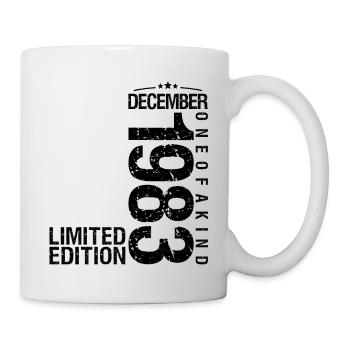 Birthday December 1983 December born in December - Mug - white - Right