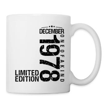 Anniversaire Décembre 1978 Décembre né en December - Mug blanc - blanc - Droite