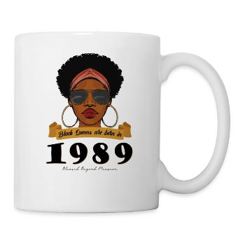 Black Queens Nées en 1989 ont 35 ans et Look - Mug blanc - blanc - Droite