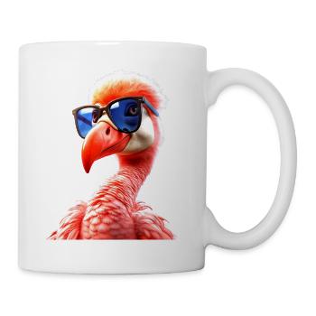 Flamingo Sunglasses Pink Love Pink Flamingos - Mug - white - Right