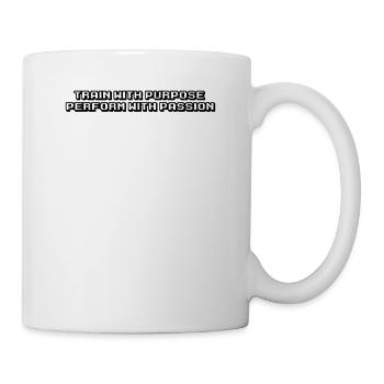 Fitness - Train with purpose, perform with - Mug - white - Right