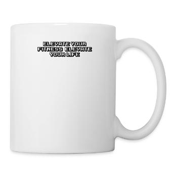 Fitness - Améliorez votre forme physique, élevez votre vie - Mug blanc - blanc - Droite