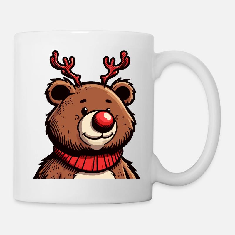 Weihnachtsbär - Tasse - Weiß
