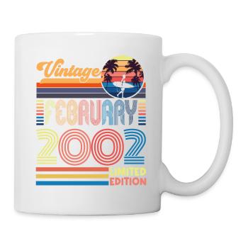 Anniversary February 2002. Gift February 2002. - Mug - white - Right
