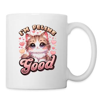 Funny Cat Lady, Cat Mom - Mug - white - Right
