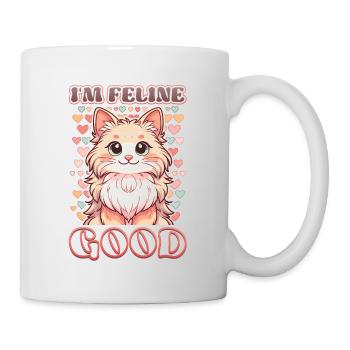 Funny Cat Lady, Cat Mom - Mug - white - Right