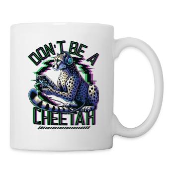 Video Gaming Cheetaah Esport Gaming Nerd Gamer - Tasse - Weiß - Rechts