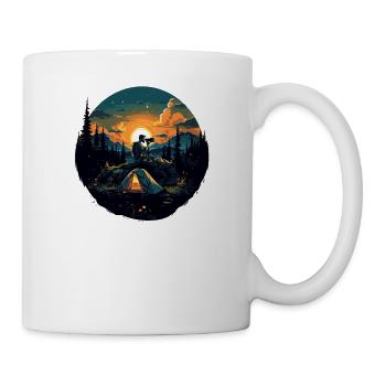 Appareil photo, Photographe de paysage, Photographe de nature - Mug blanc - blanc - Droite