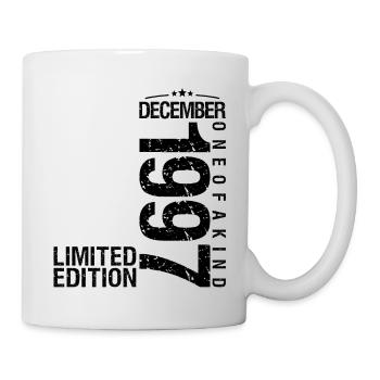 Anniversaire Décembre 1997 Décembre né en December - Mug blanc - blanc - Droite