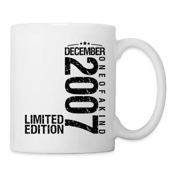 Anniversaire Décembre 2007 Décembre né en December - Mug blanc - blanc - Droite