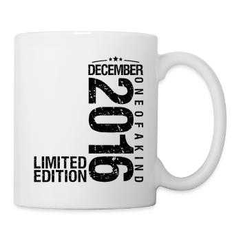 Birthday December 2016 December born in December - Mug - white - Right