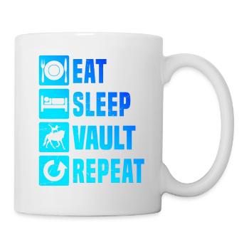 Gymnastique artistique à cheval Discipline athlétique - Mug blanc - blanc - Droite