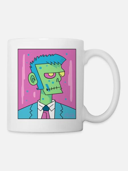 Erfolgreicher Manager Zombie - Tasse - Weiß