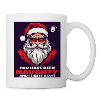 Affiche : Tu as été méchant, et j’aime ça, Père Noël - Mug blanc - blanc - Droite