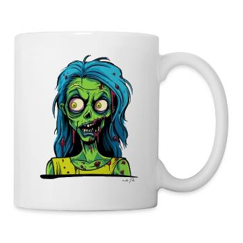 SPLEEN - Man, I love zombies, Ms. Zombie - Mug - white - Right