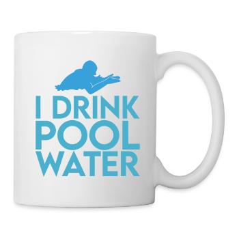 I Drink Pool Water 4 - Mug - white - Right