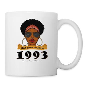 Black Queens Born in 1993 turn 31 and Look - Mug - white - Right