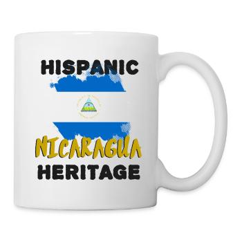 Héritage hispanique du Nicaragua - Mug blanc - blanc - Droite