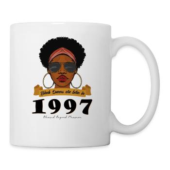 Black Queens Born in 1997 turn 27 and Look - Mug - white - Right