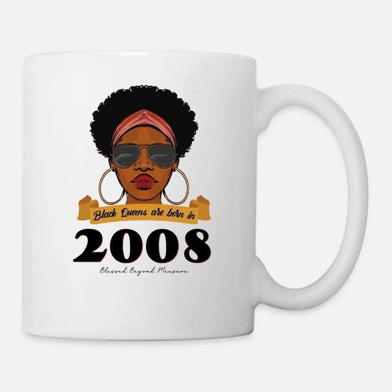 Black Queens Born in 2008 turn 16 and Look - Mug - white