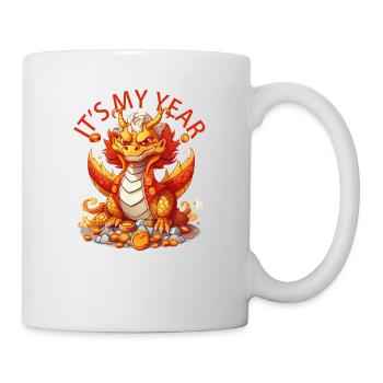 Année du Dragon Joyeux Nouvel An Chinois 2024 - Mug blanc - blanc - Droite
