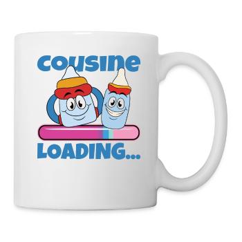 Cousine werden Cousine 2024 - Tasse - Weiß - Rechts