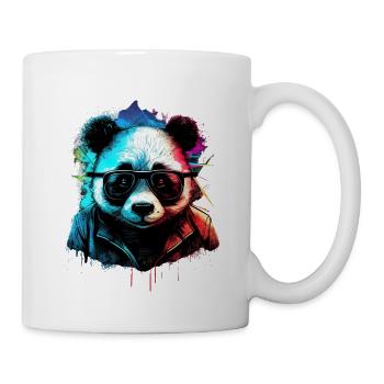 Futuristic panda - Mug - white - Right