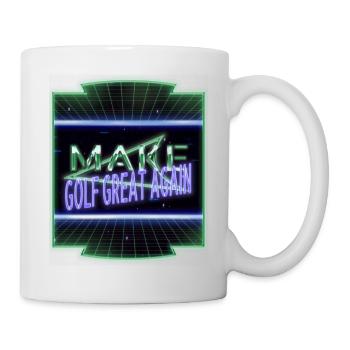 Golfmug Golfgirls Funny Golfer Golf Shirt - Mug - white - Right