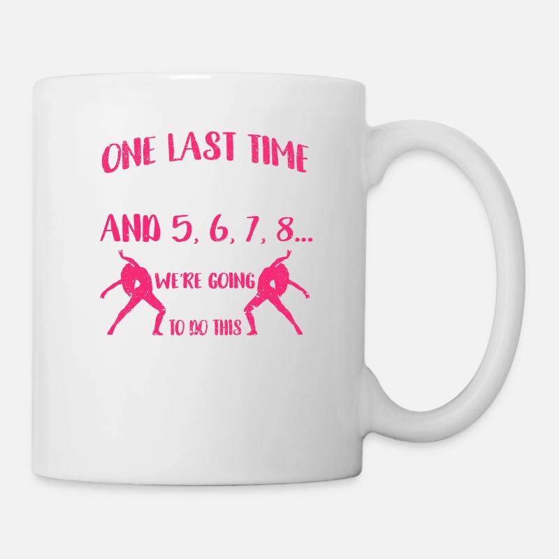 Une dernière fois de la part du meilleur amateur de danse drôle - Mug blanc - blanc