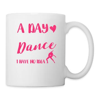 Une journée sans danse Danse drôle Chorégraphe - Mug blanc - blanc - Droite