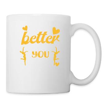 Life is better when you dance. Jollier - Mug - white - Right