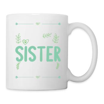 Ne me touche pas! J’ai une soeur folle - Mug blanc - blanc - Droite