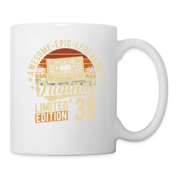 Vintage Birthday Joy 1938 - Mug - white - Right