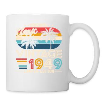75 ans Vintage Anniversaire 1949 - Mug blanc - blanc - Droite