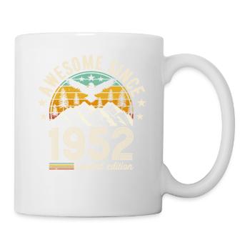 Legendärer 72. Geburtstag 1952 - Tasse - Weiß - Rechts