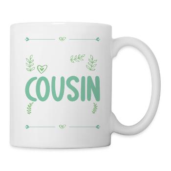 Don't touch me! I've got crazy cousin - Mug - white - Right
