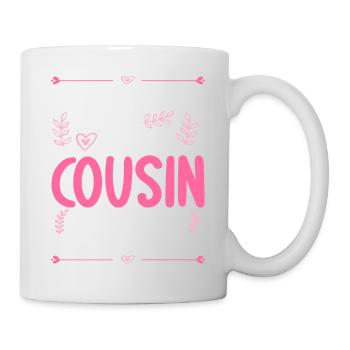 Don't touch me! I've got crazy cousin - Mug - white - Right