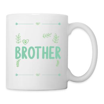 Ne me touche pas! J’ai un frère fou - Mug blanc - blanc - Droite