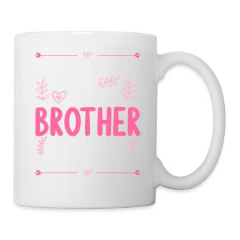 Ne me touche pas! J’ai un frère fou - Mug blanc - blanc - Droite