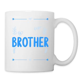 Ne me touche pas! J’ai un frère fou - Mug blanc - blanc - Droite