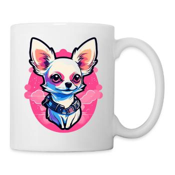 Chihuahua Dog Drawing - Mug - white - Right