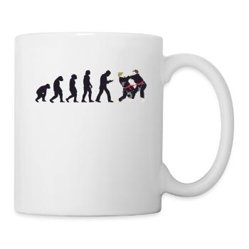 Judoka Taekwondo Karaté Aïkido Ju-Jutsu Evolution - Mug blanc - blanc - Droite